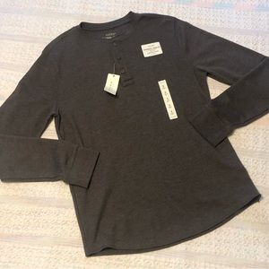 NWT * Sonoma Thermal Henley long sleeve shirt * sz M